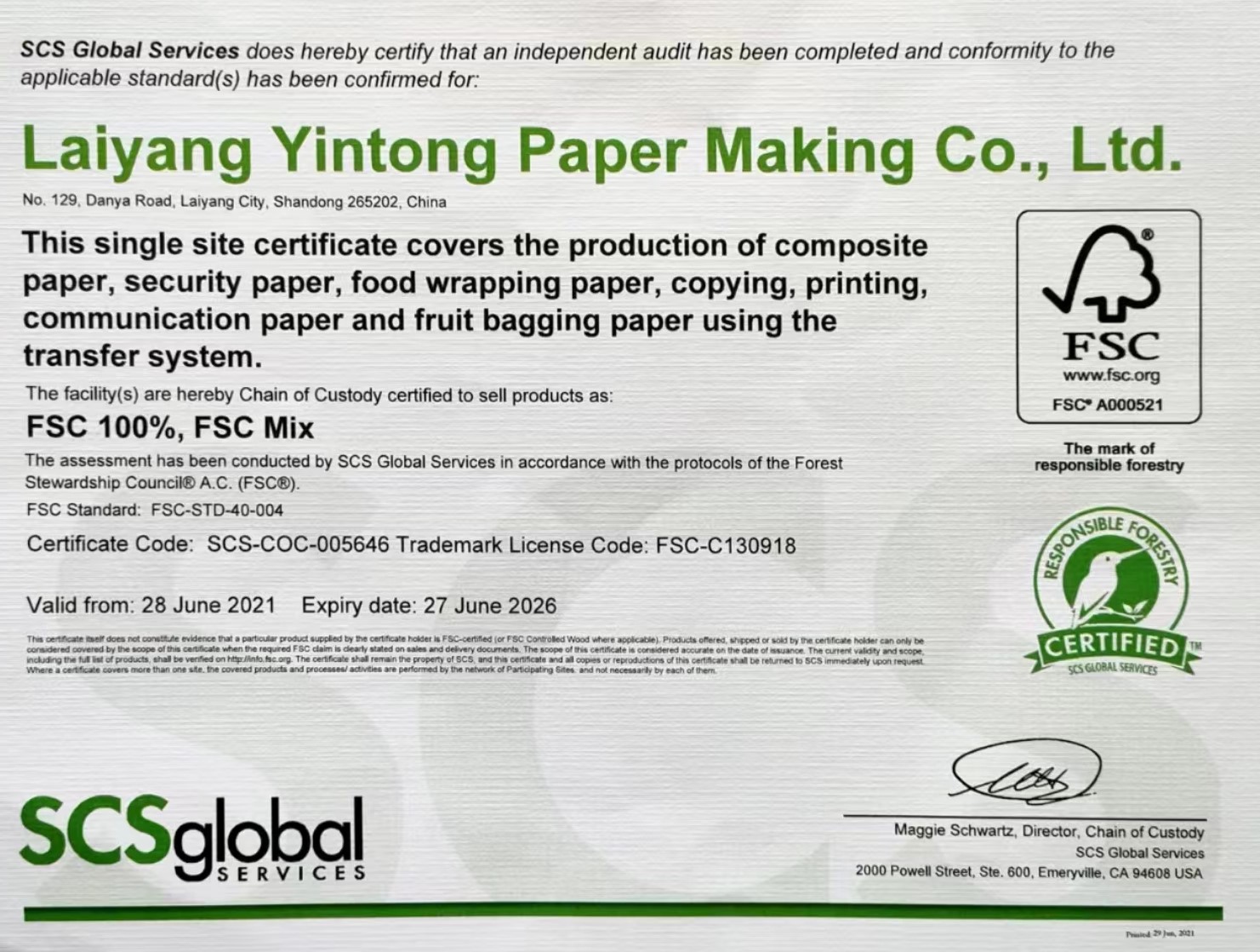 Yintong Papermaking